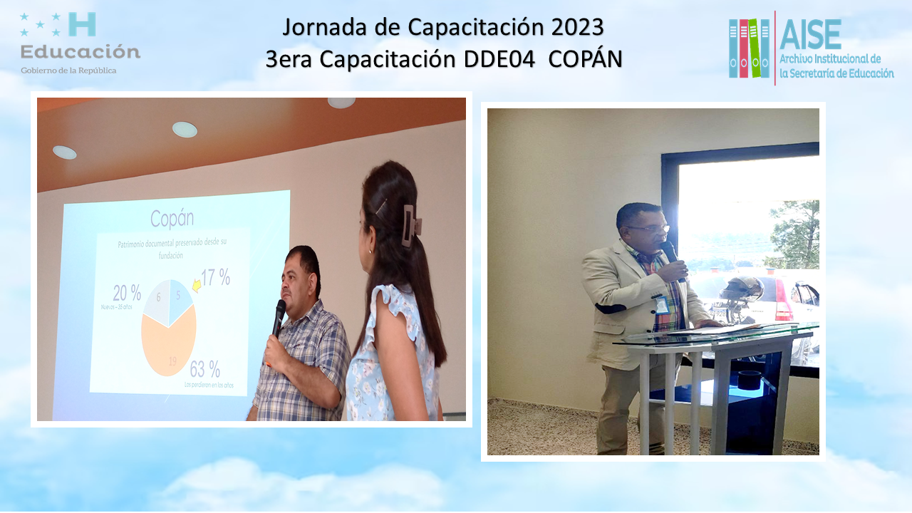 71.- 3Era Jornada de Capacitación DDE04 COPÁN