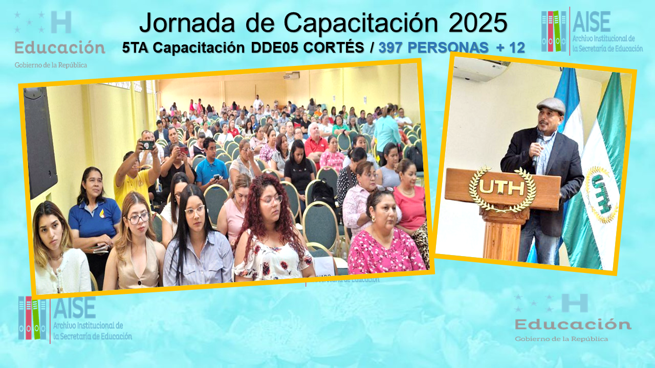 110.- CAPACITACIÓN DIRECCION DEPARTAMENTAL DE CORTÉS DDE05