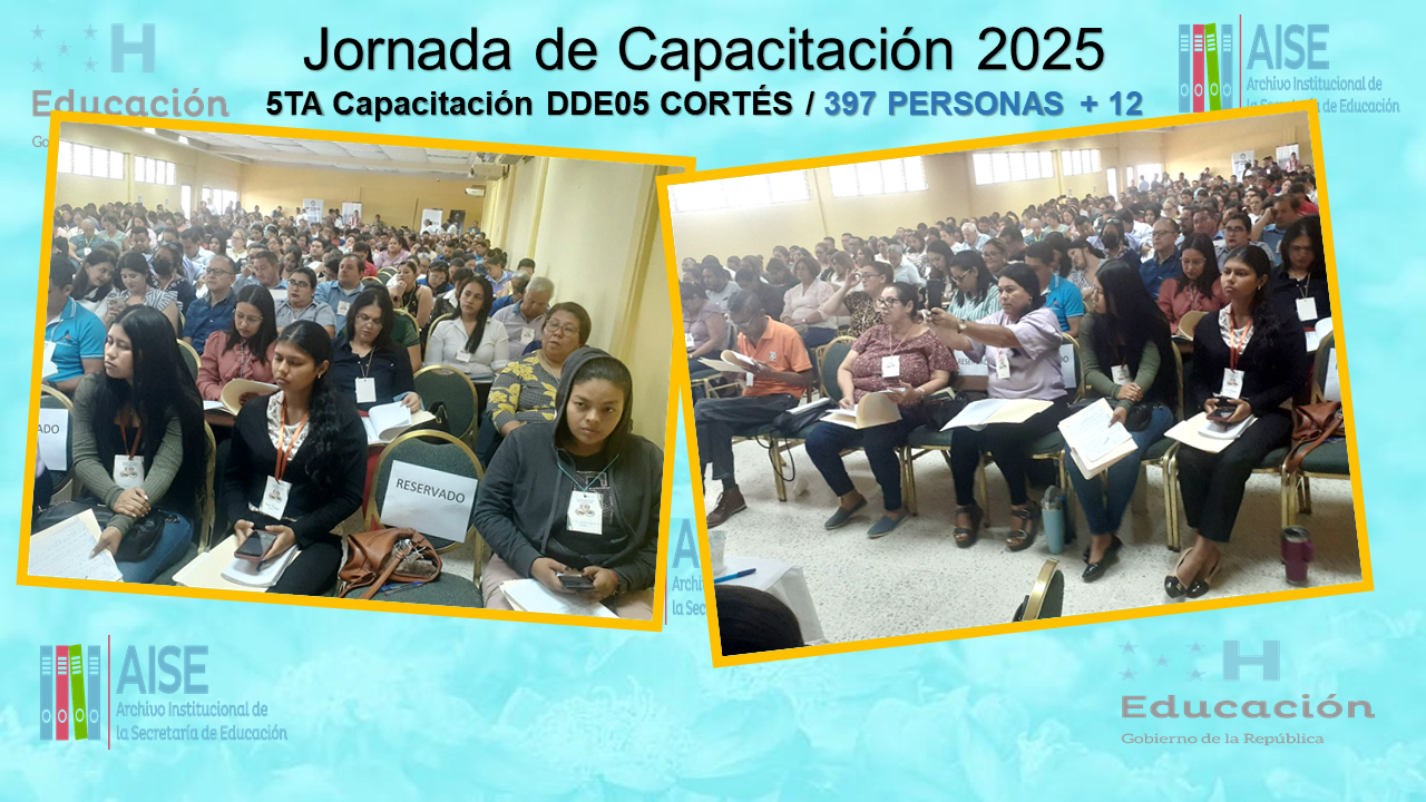 110.- CAPACITACIÓN DIRECCION DEPARTAMENTAL DE CORTÉS DDE05