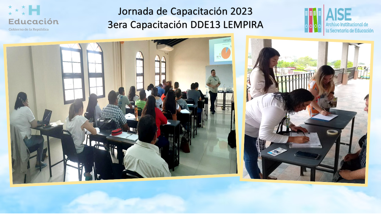 72.- 3era Jornada de Capacitación DDE13 LEMPIRA