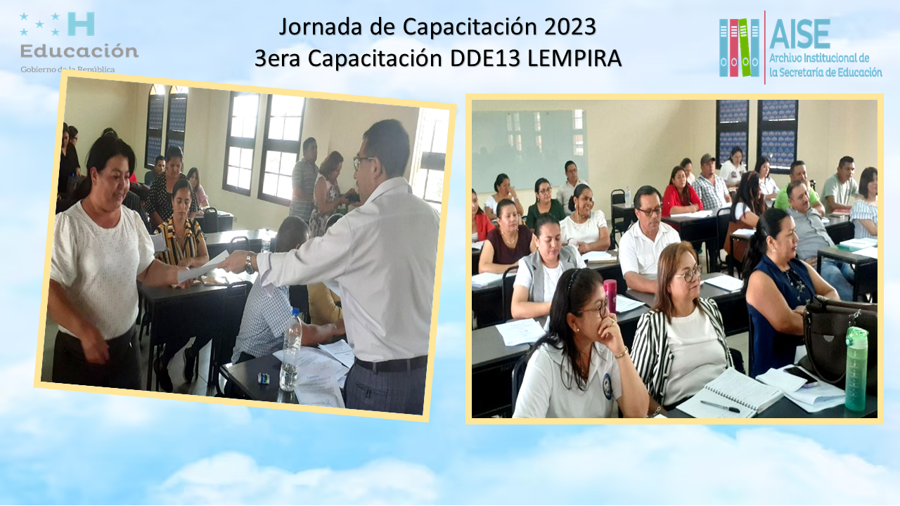 72.- 3era Jornada de Capacitación DDE13 LEMPIRA