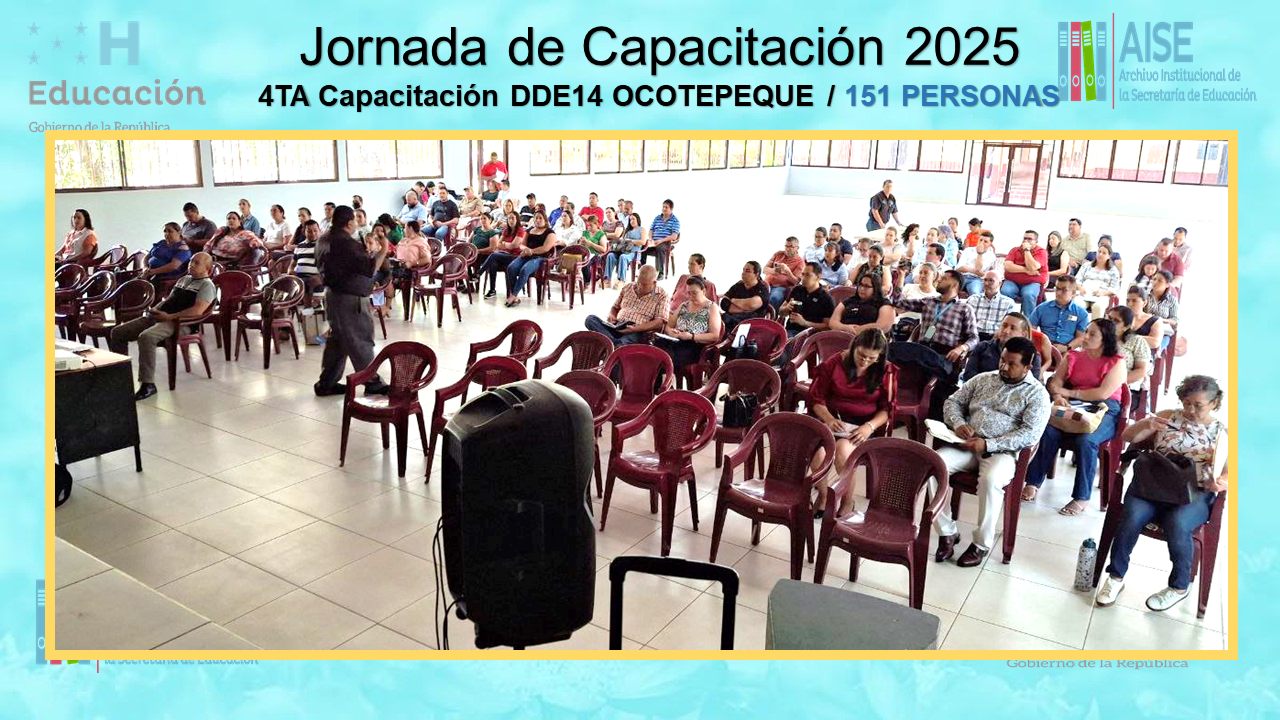 107.- CAPACITACION DDE14 OCOTEPEQUE 2025