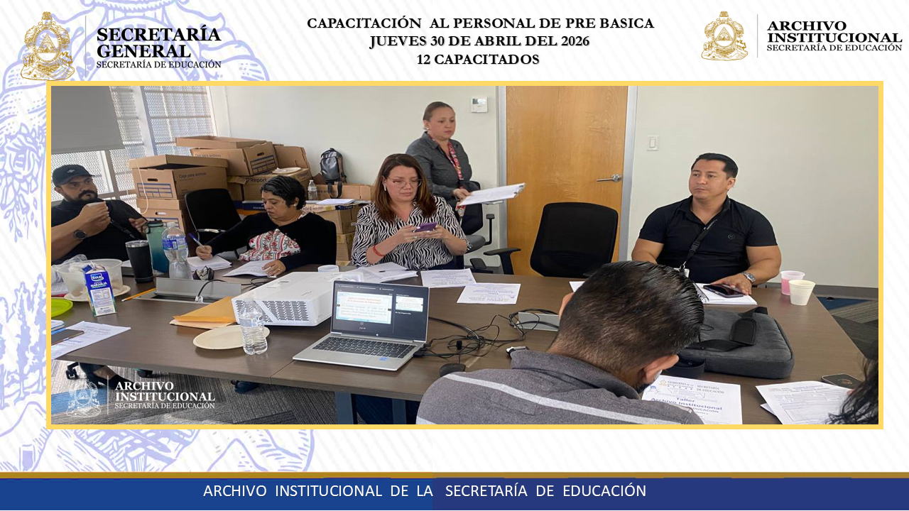 121.- CAPACITACION UNIDAD DE PRE - BASICA