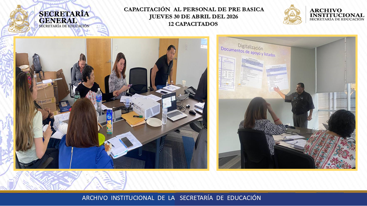 121.- CAPACITACION UNIDAD DE PRE - BASICA