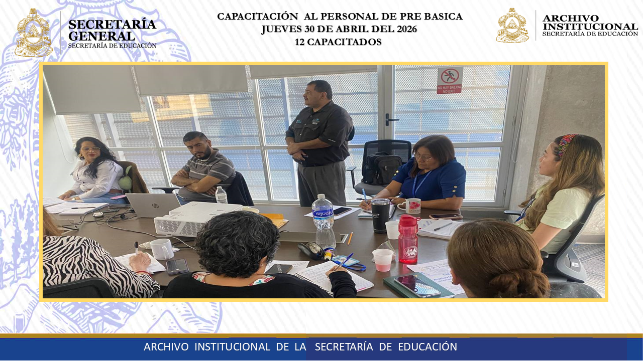121.- CAPACITACION UNIDAD DE PRE - BASICA