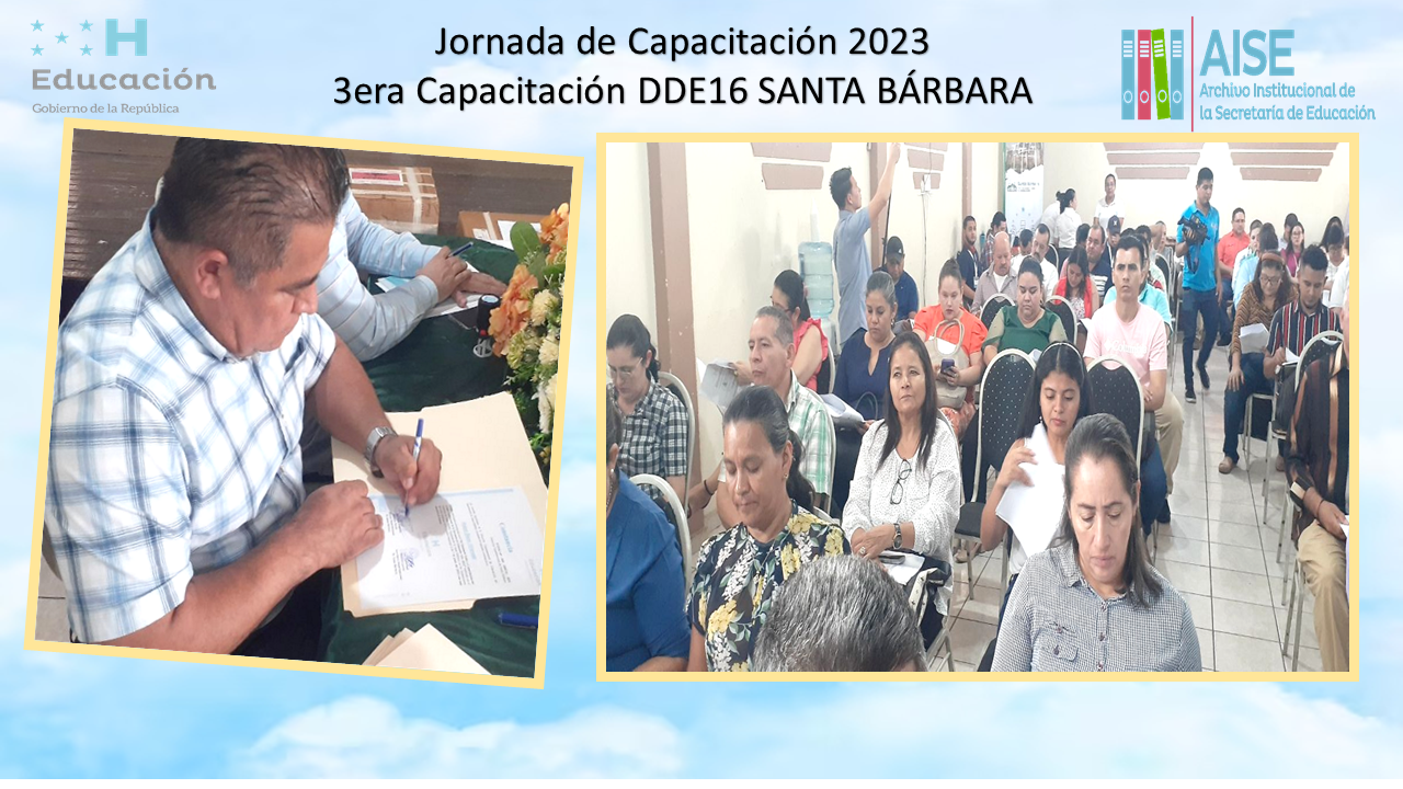 73.- 3era Jornada de Capacitación DDE16  Santa Bárbara