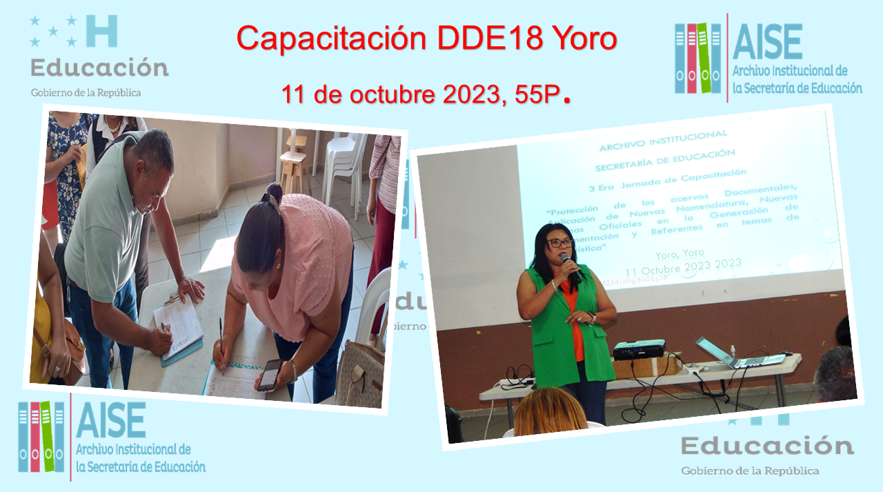 78.- DDE18 DIRECCIÓN DEPARTAMENTAL DE YORO