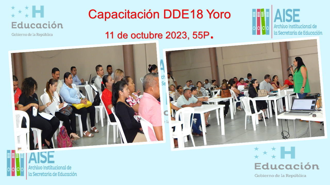 78.- DDE18 DIRECCIÓN DEPARTAMENTAL DE YORO