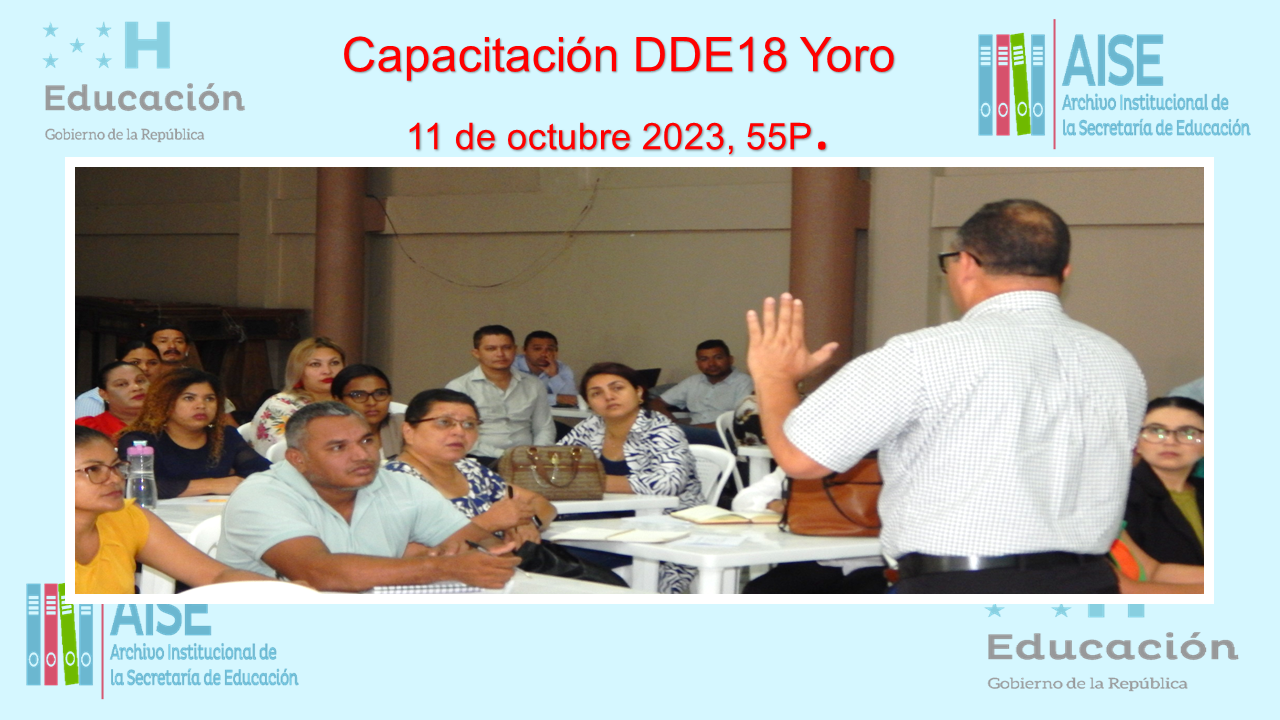 78.- DDE18 DIRECCIÓN DEPARTAMENTAL DE YORO