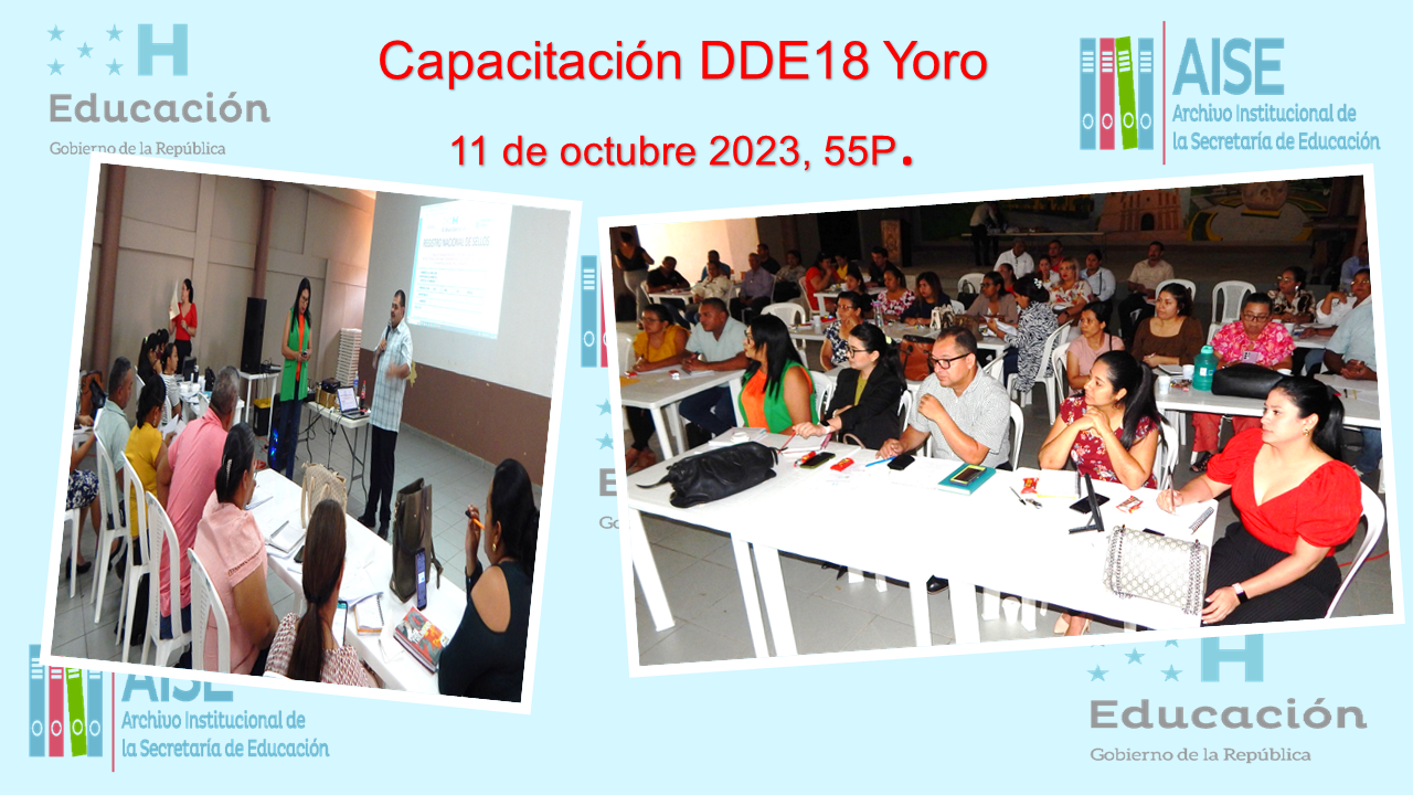 78.- DDE18 DIRECCIÓN DEPARTAMENTAL DE YORO