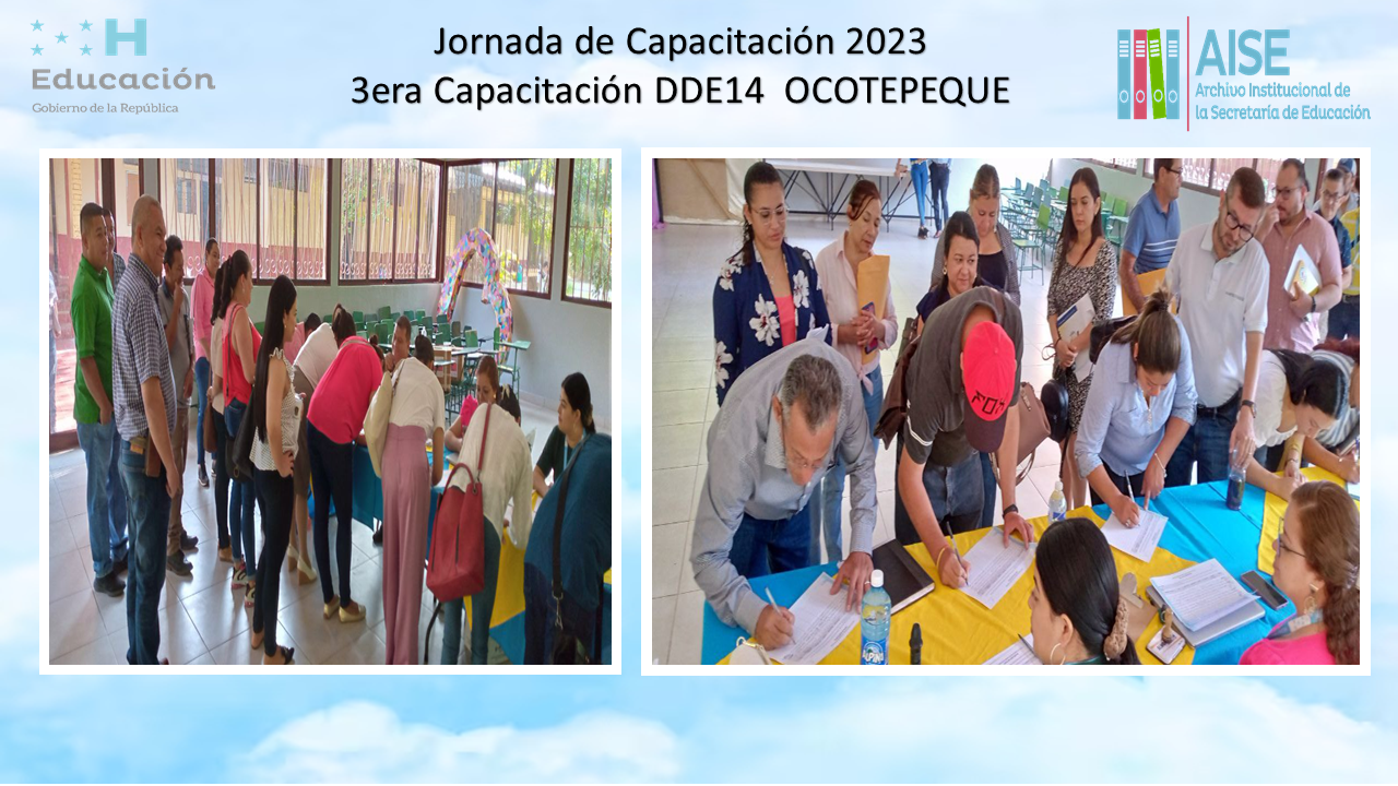 70.- 3ERA CAPACITACIÓN DDE14  OCOTEPEQUE