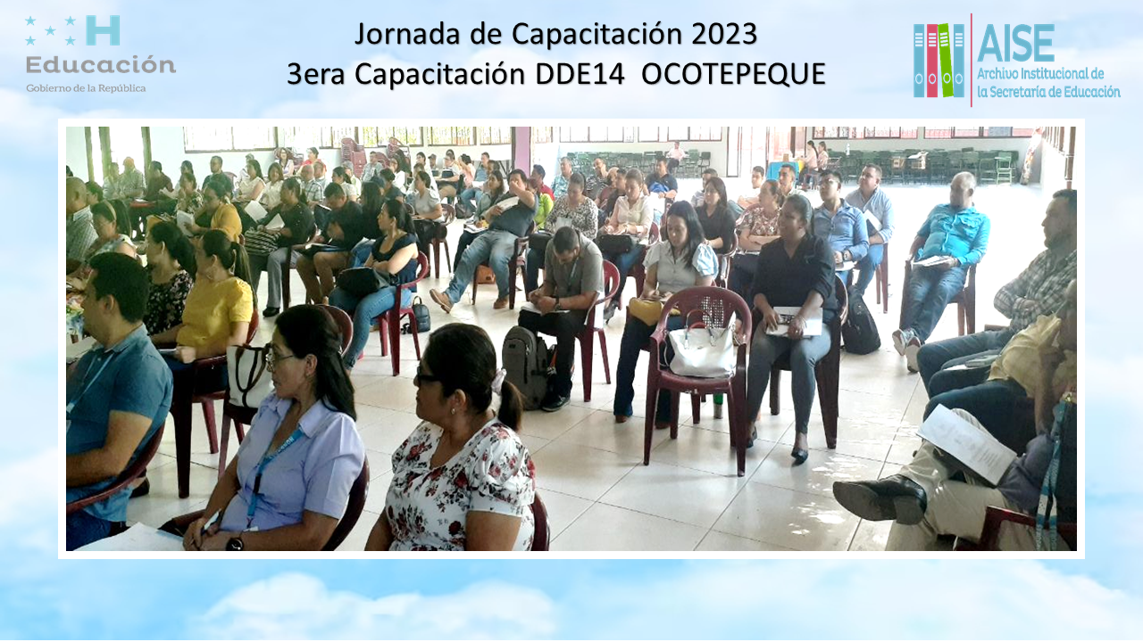 70.- 3ERA CAPACITACIÓN DDE14  OCOTEPEQUE