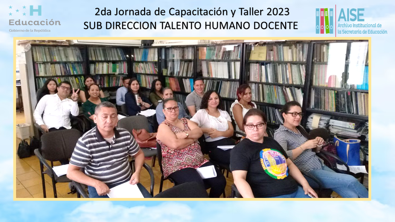 69.-  Taller Seminario y Capacitación Sub Dirección Talento Humano Docente