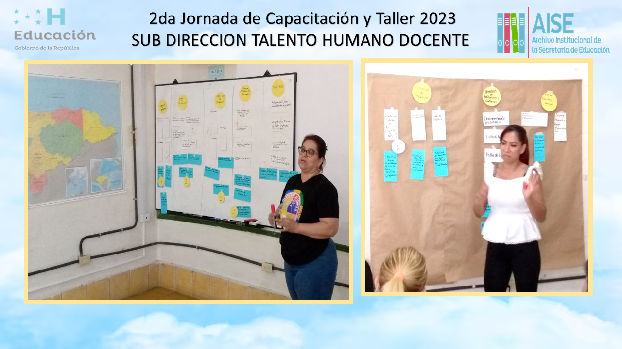 69.-  Taller Seminario y Capacitación Sub Dirección Talento Humano Docente