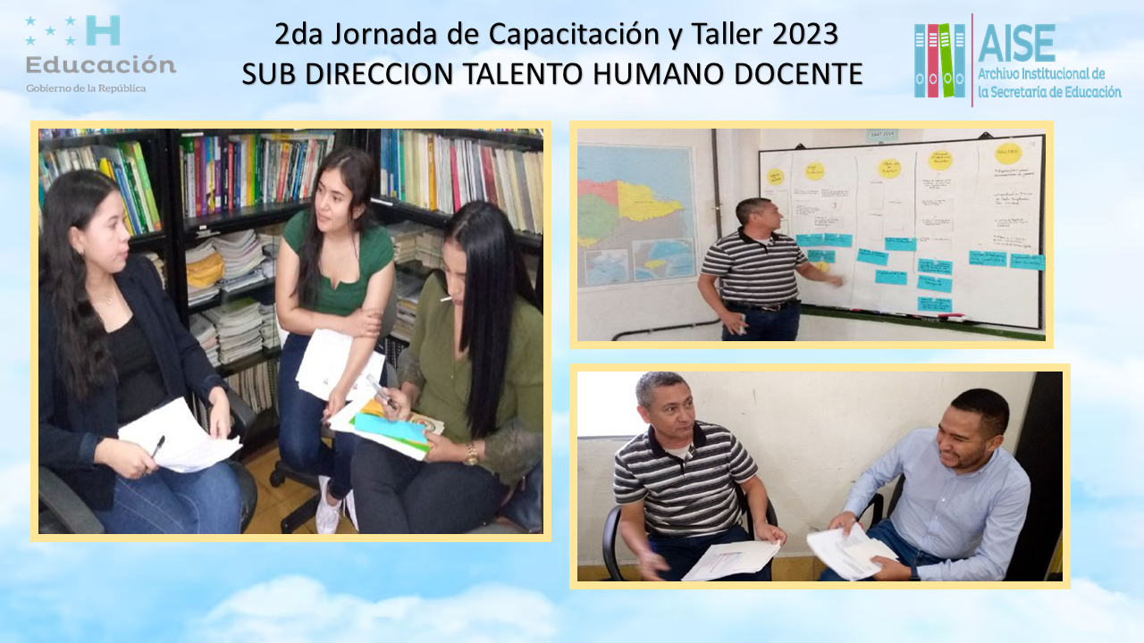 69.-  Taller Seminario y Capacitación Sub Dirección Talento Humano Docente