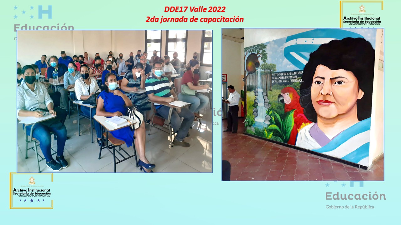 55.- DIRECCIÓN DEPARTAMENTAL DE VALLE  DDE17   2DA JORNADA DE CAPÁCITACION 2022