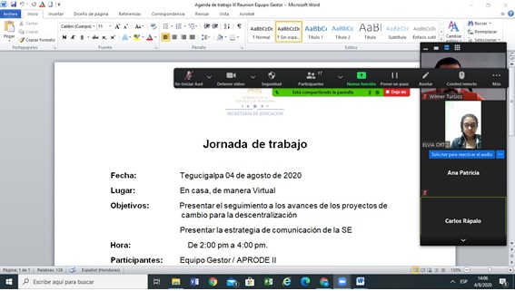 III Reunión Equipo Gestor año 2020