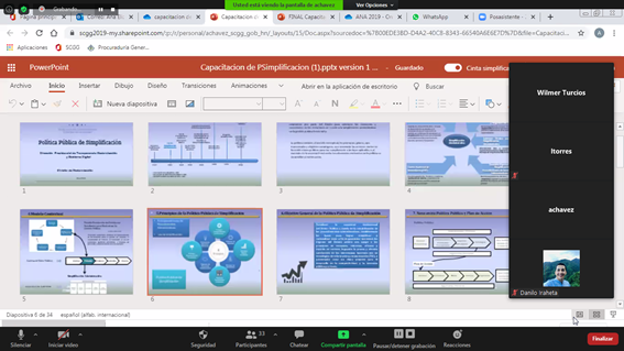 Capacitación en Simplificación Administrativa