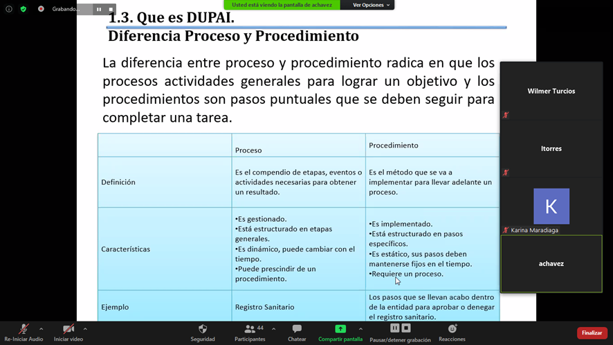 Capacitación en Simplificación Administrativa