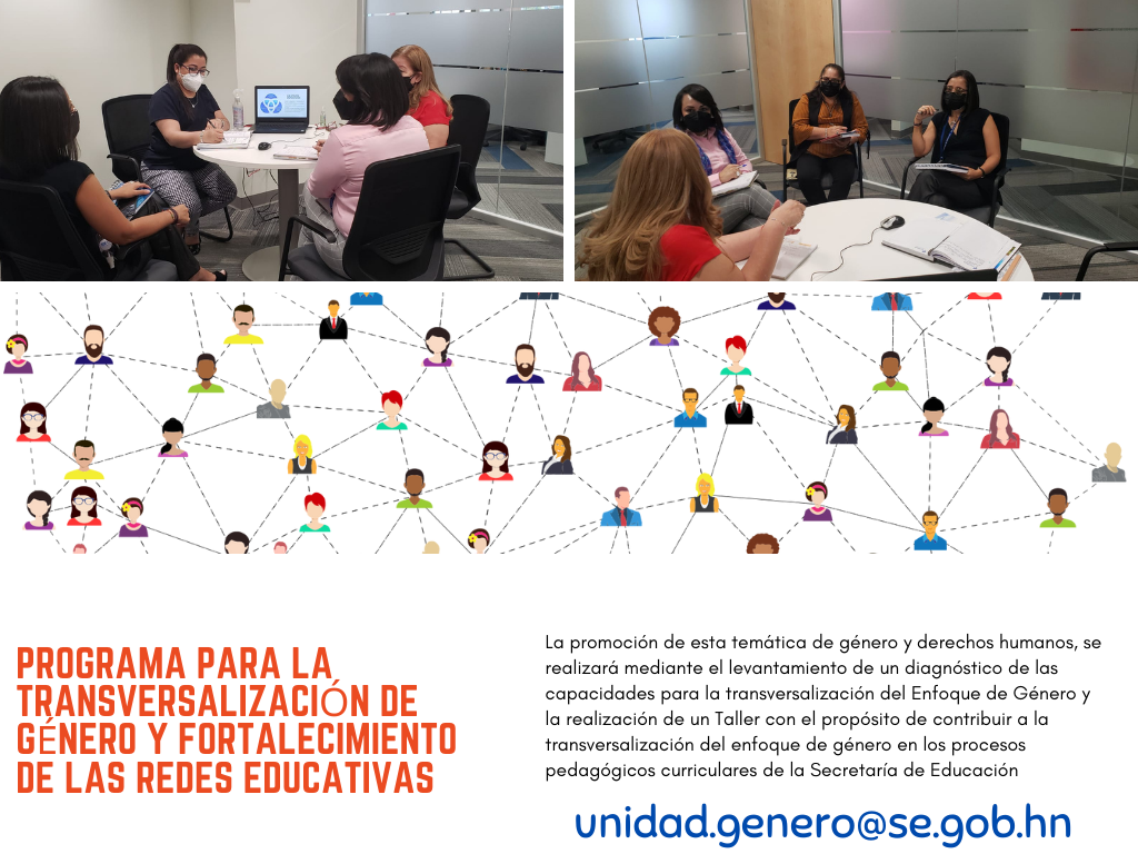 Reunión con la Coordinación Nacional de Redes Educativas para coordinar Taller de Género 